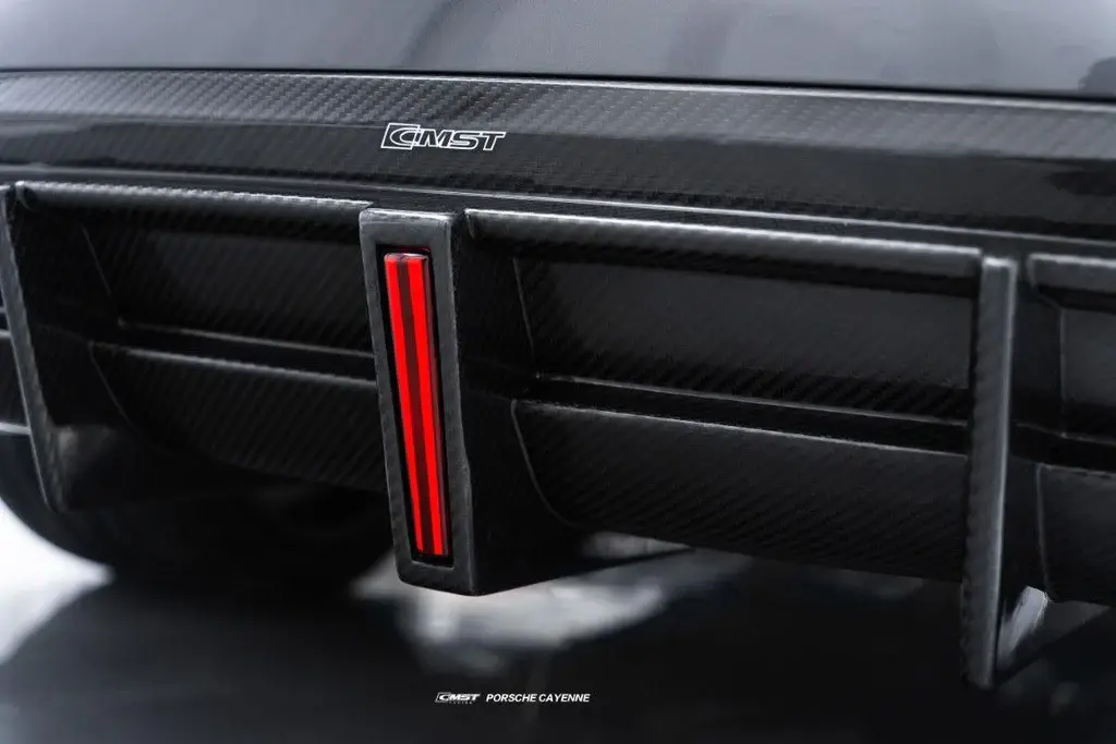 Cmst Tuning Carbon Fiber & Frp Rear Diffuser & Canards For Porsche Cayenne 9Y0 9Y3 E-Hybrid 6