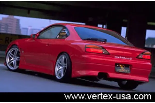 Vertex Rear Bumper For 1999-2002 Nissan Silvia S15 1