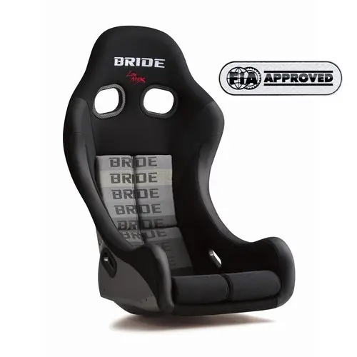 Bride Zieg Iv Bucket Seat - Gradation Carbon Black Shell / Silver Frp Shell 1