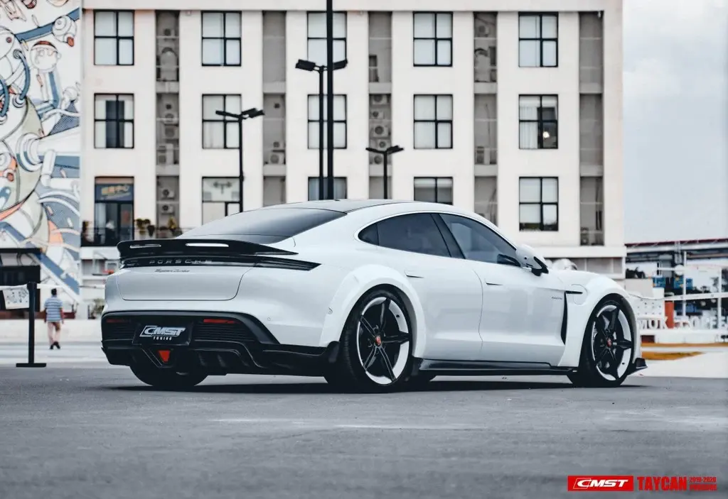 Cmst Tuning Carbon Fiber & Frp Rear Spoiler For Porsche Taycan 9J1 Rwd/4S/Gts/Turbo S 3