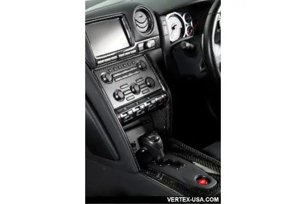 R-Vertex 2010-Up Nissan R35 Gtr 11Pc Interior Carbon Dash Trim Kit 1