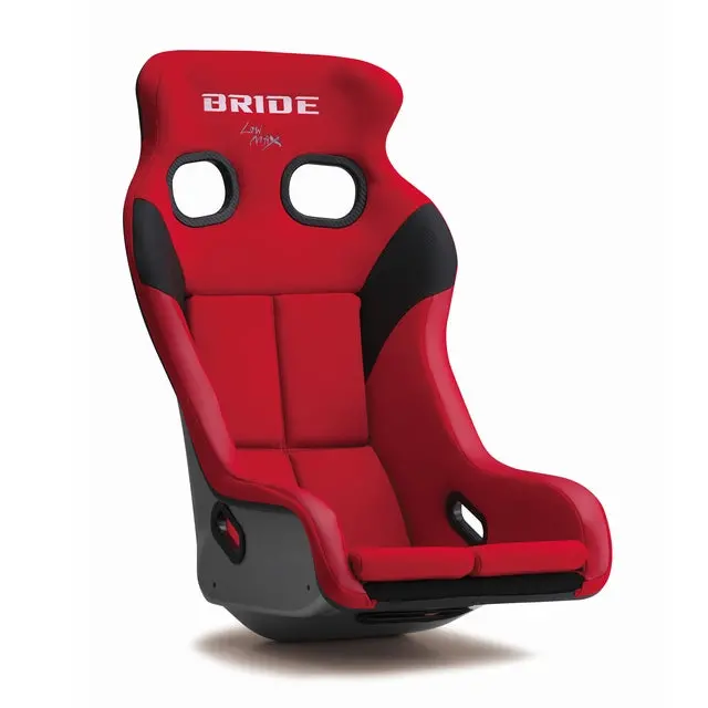 Bride Xero Vs Red Bucket Seat - Carbon Black Shell / Silver Frp Shell 1