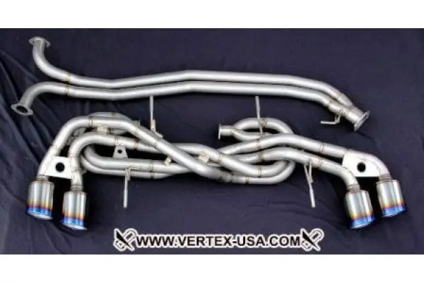 R-Vertex 2010-Up Nissan Gtr R35 Legerfort Dual Titanium Muffler Tornado 1