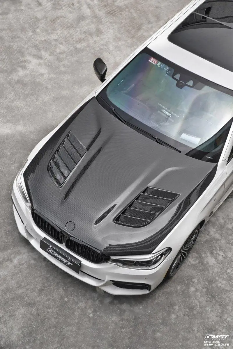 Cmst Tuning Vented Carbon Fiber Hood Bonnet Ver.1 For Bmw M5 F90 G30 540I M550i 1