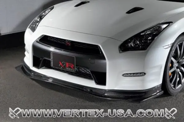 R-Vertex 2010-Up Nissan R35 Gtr Front Lip Diffuser 1