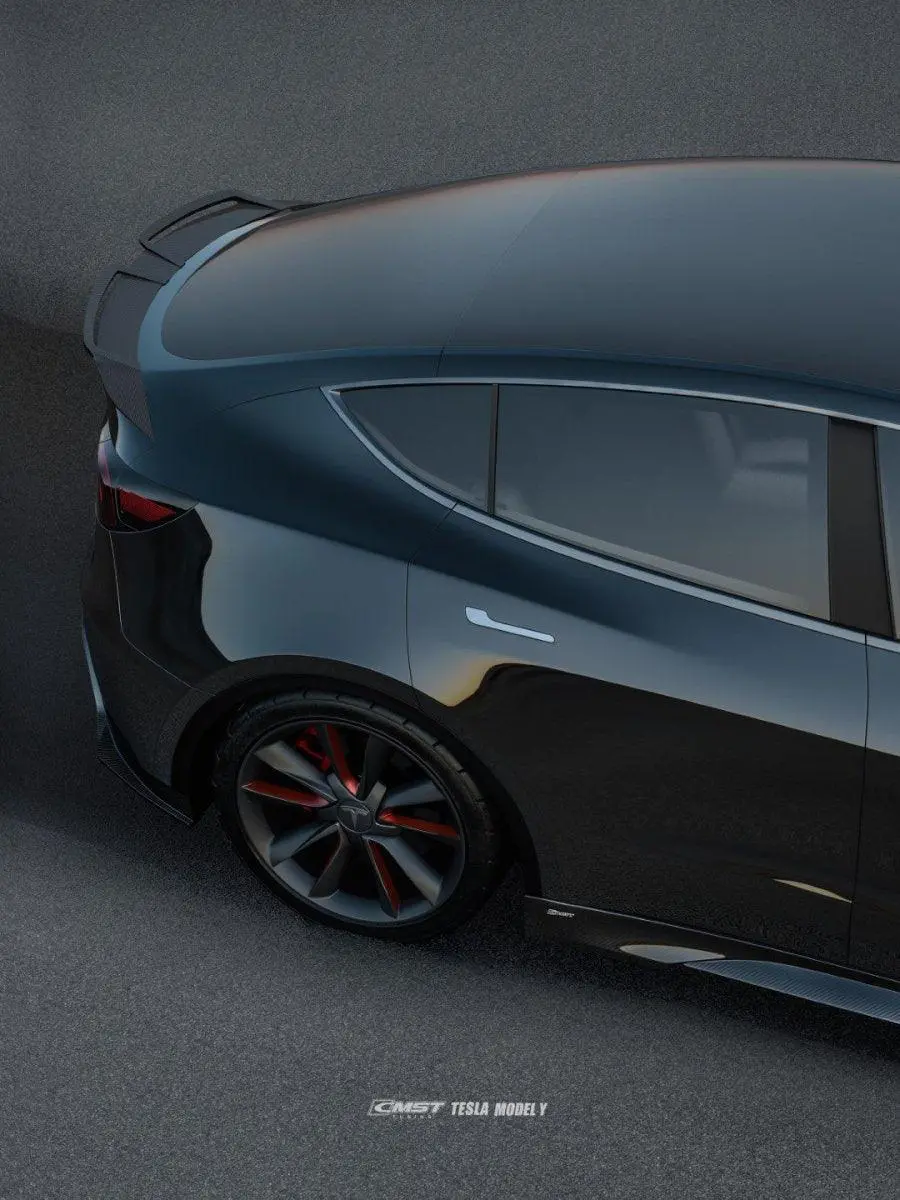 Cmst Tuning Carbon Fiber Side Skirts Ver.4 For Tesla Model Y 5