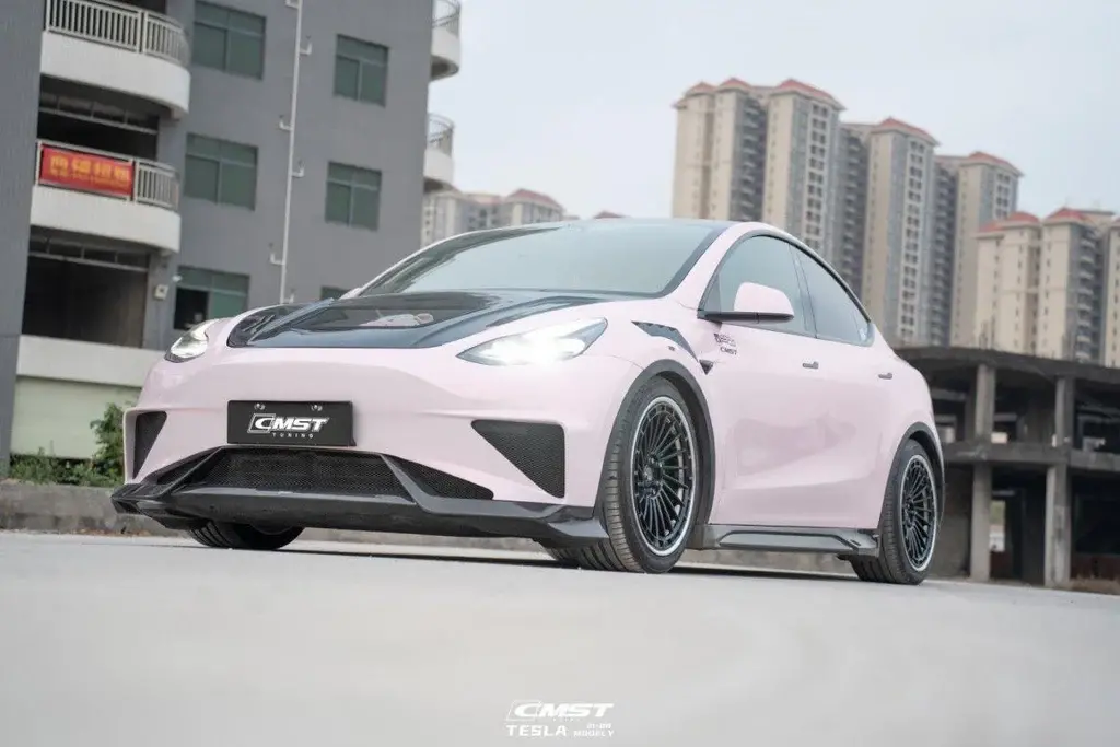 Cmst Tuning Carbon Fiber Side Skirts Ver.4 For Tesla Model Y 6