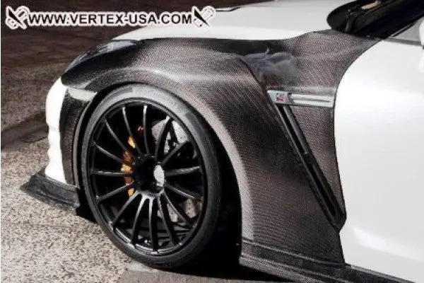 R-Vertex 2010-Up Nissan R35 Gtr Dry Carbon Aero Fenders 1