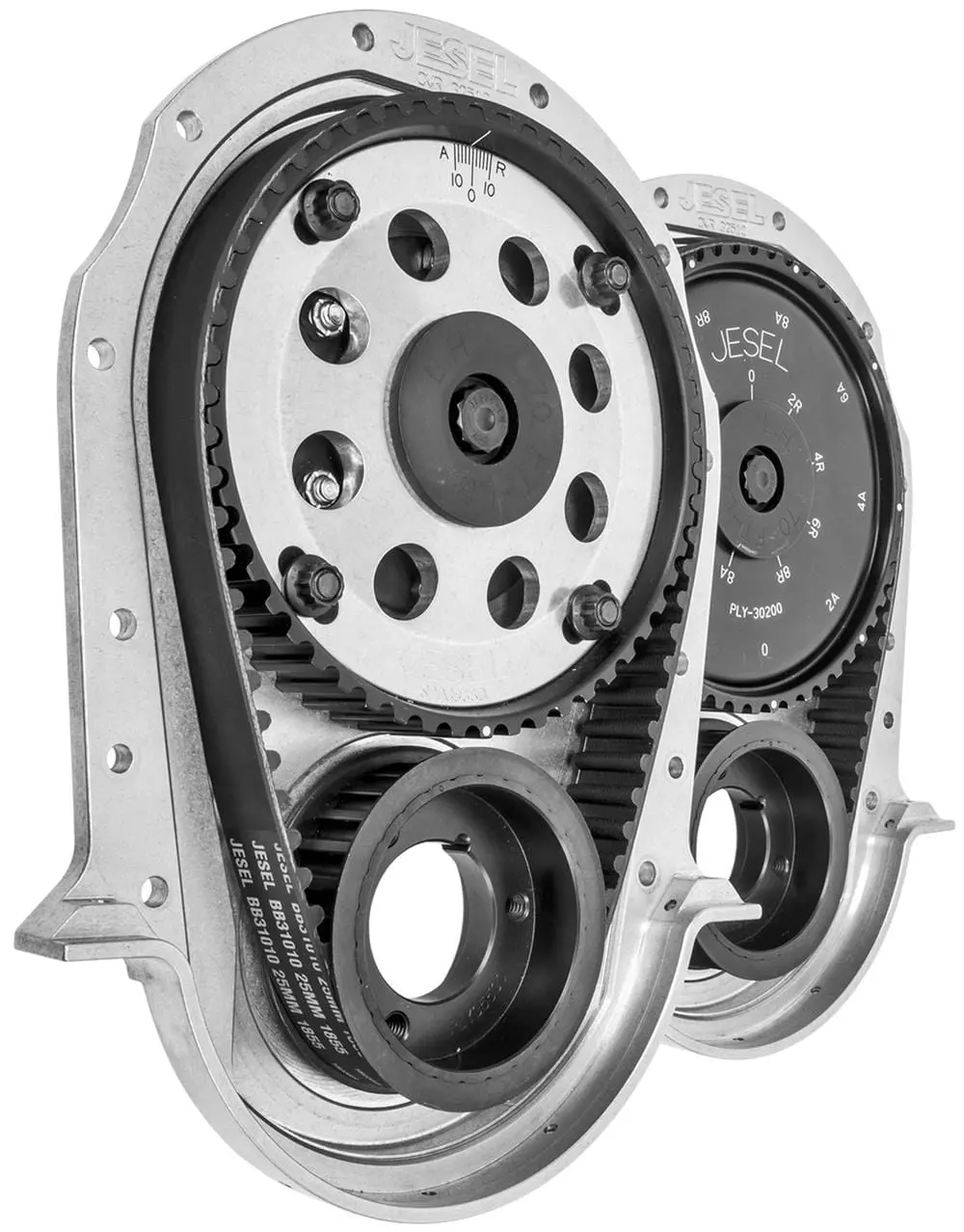 Jesel Kbd-36000 Two-Piece Upper Pulley Belt Drive System 1