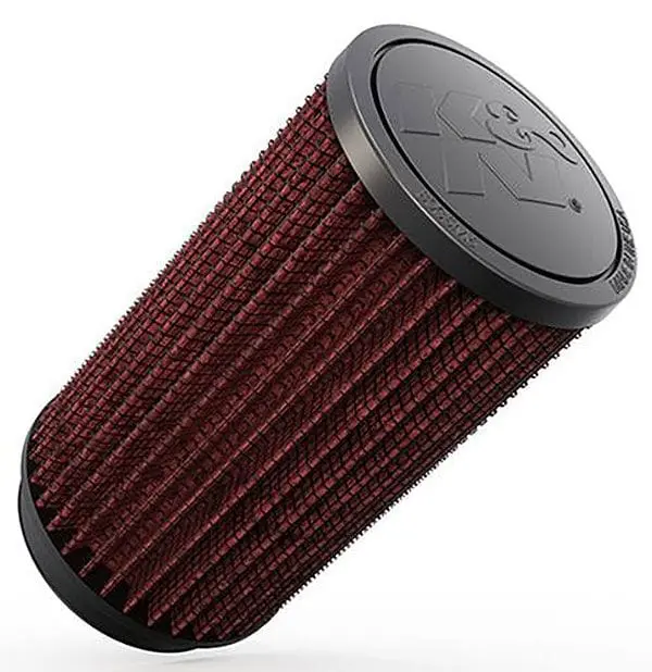 K&N Universal Clamp-On Air Filter – Compatible With 2.5-Inch Diameter Intakes 1