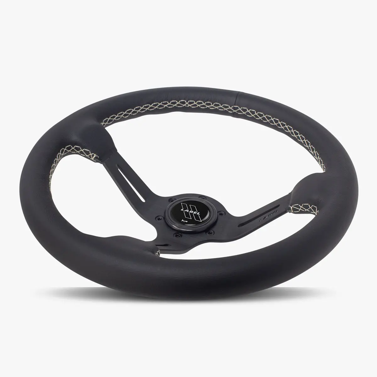 The Le Mans | Black Leather | Black Spoke | White Stitch 1