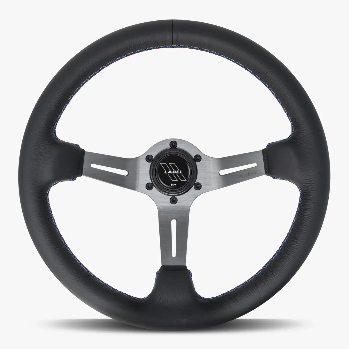 The Le Mans | Black Leather | Graphite Spoke | Bavarian Stitch 1