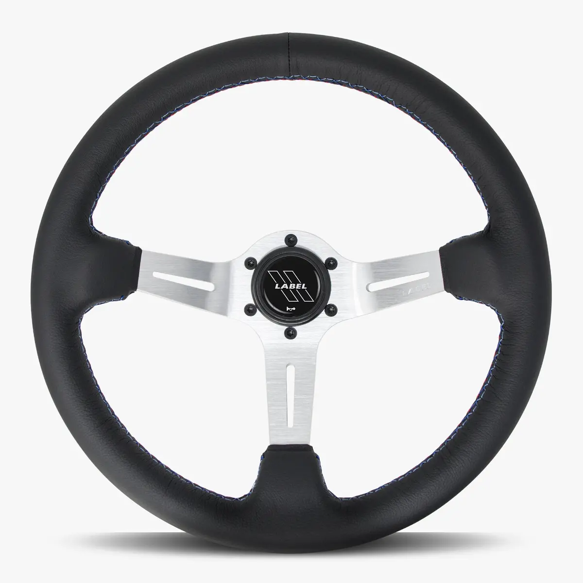 The Le Mans | Black Leather | Silver Spoke | Bavarian Stitch 1