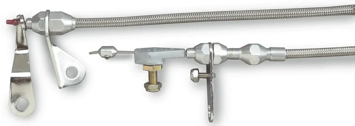 Hi-Tech Lk-Kd-20C4Ht Braided Stainless Kickdown Cable Kit 1