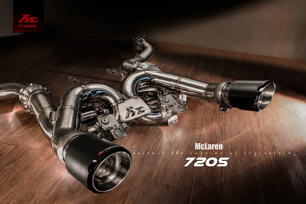 Fi Exhaust Cat-Back System Non Valve For Mclaren 720S 2017+ 2