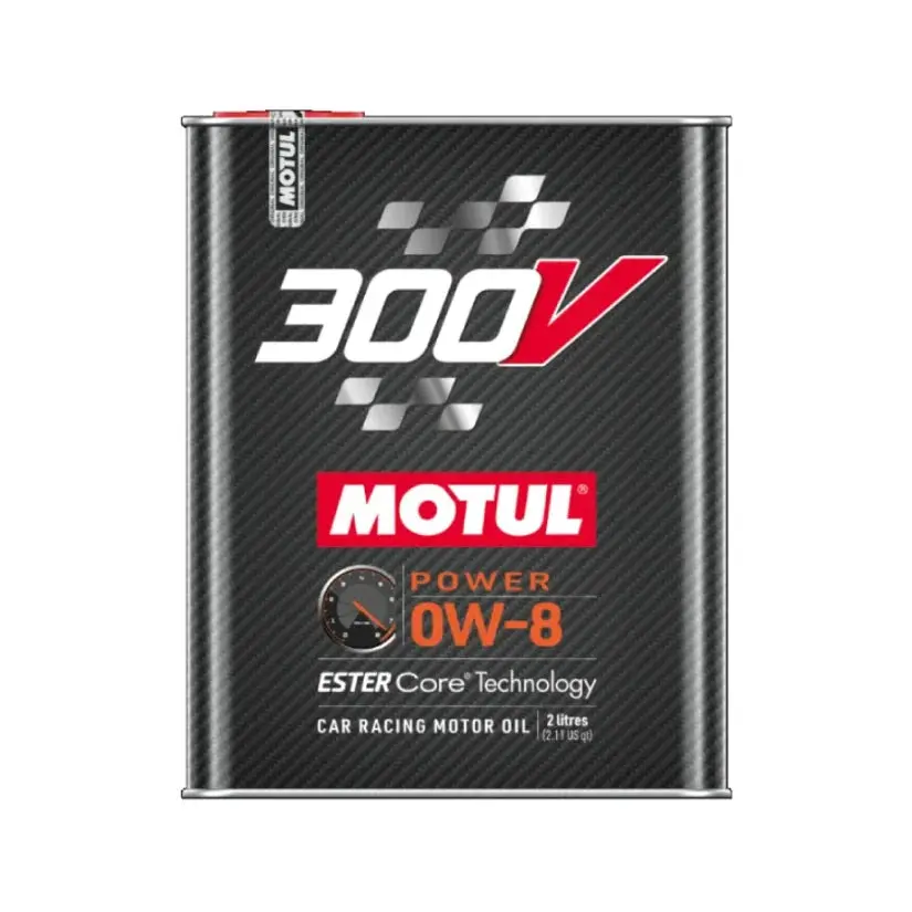Motul 300V Power Engine Oil 0W-8 2 Litre 1