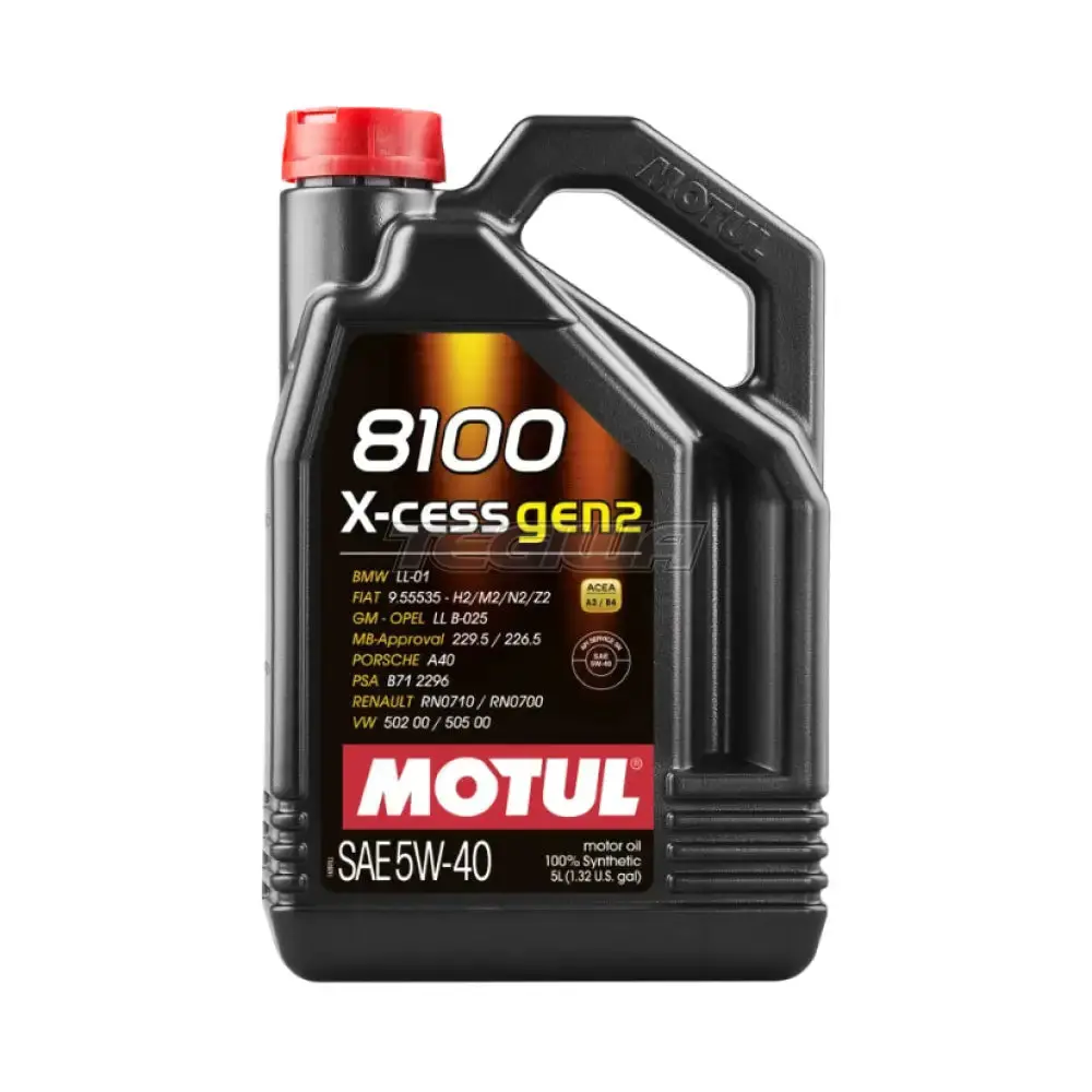 Motul 8100 X-Cess Engine Oil Gen2 5W-40 1