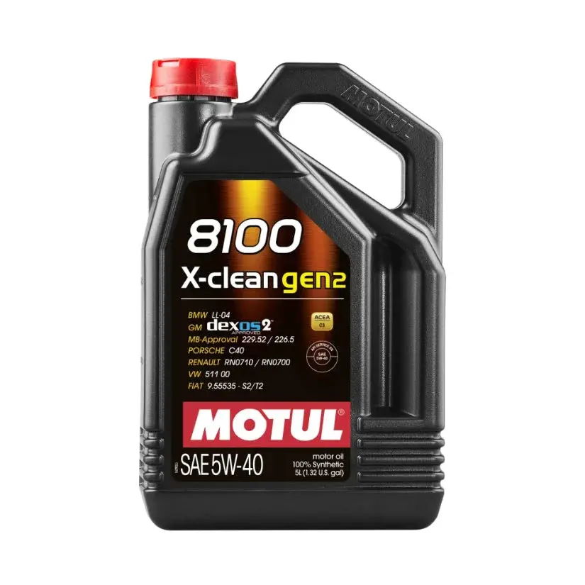 Motul 8100 X-Clean Gen2 Engine Oil 5W-40 1