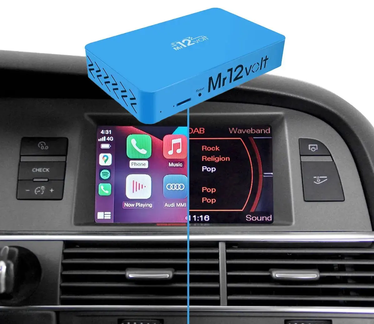 Mr12volt Audi A5 Mmi 2G High Carplay & Aa Interface Dsp 1