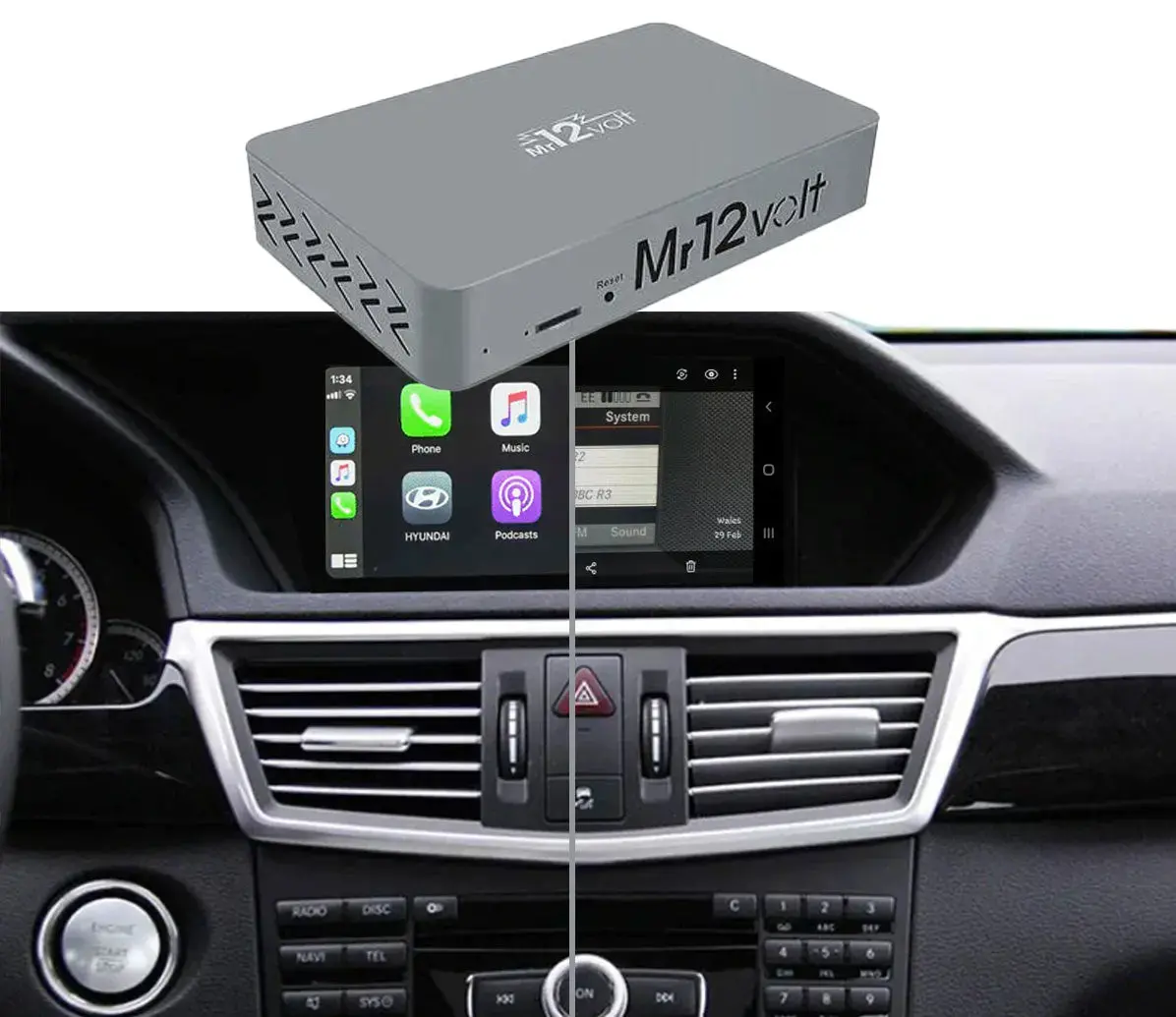 Mr12volt Mercedes Benz High End W221 Ntg3.0 Carplay & Aa Interface Most Bus (2006-2008 Pre-Facelift) 1