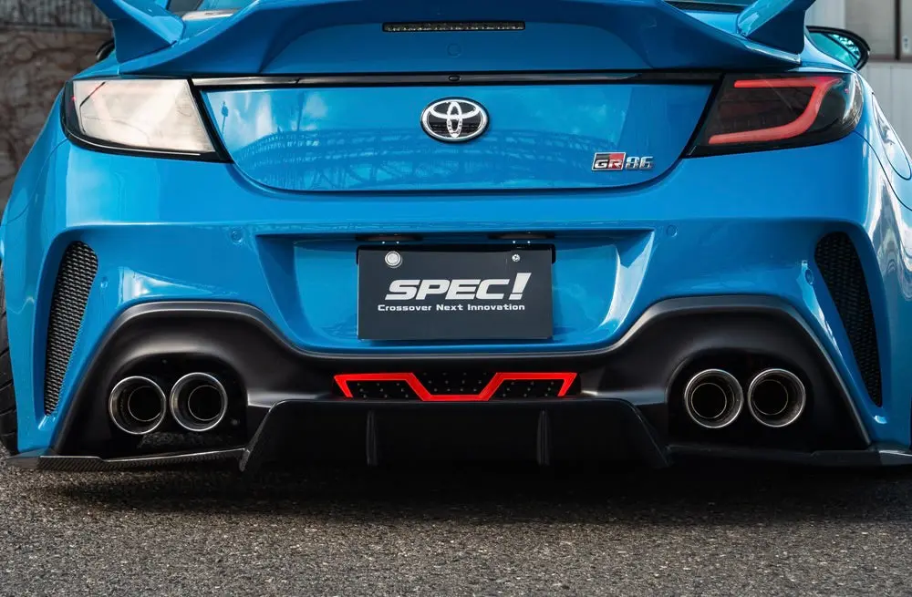 Spec! Simple Style Rear Diffuser Toyota Gr86 Zn8 / Subaru Brz Zd8 2022+ 1