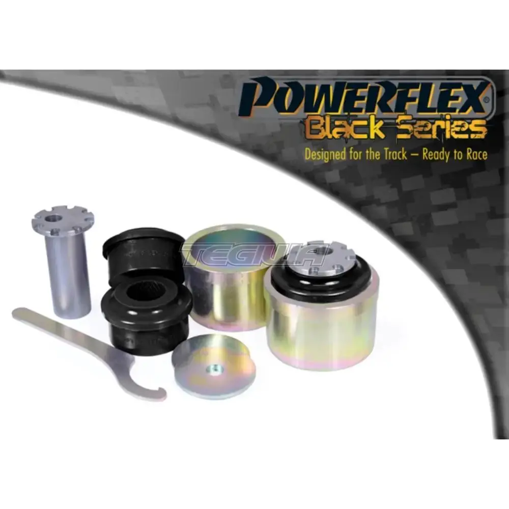 Powerflex Black Series Front Lower Radius Arm To Chassis Bush Caster Adjustable Audi A4 S4 Rs4 B8 Quattro Inc Allroad 08-16 - Pff3-802Gblk 1