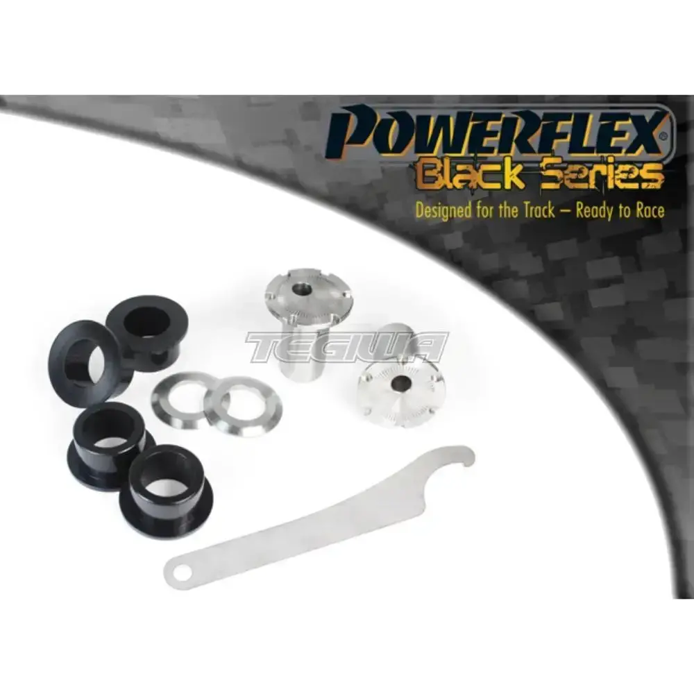 Powerflex Black Series Front Track Control Arm Inner Bush Camber Adjustable Porsche 911 997 Inc Turbo 05-13 1