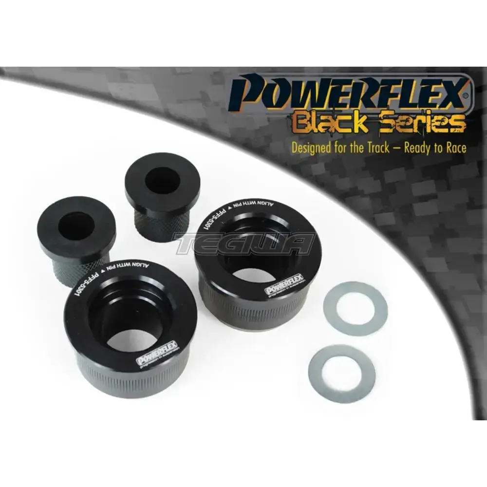 Powerflex Black Series Front Wishbone Rear Bush Aluminium Outer Concentric Bmw 3 Series E36 Compact 93-00 1