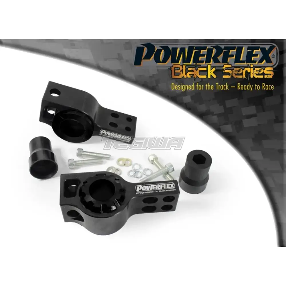 Powerflex Black Series Front Wishbone Rear Bush Anti-Lift Inc Caster Offset Audi A3 S3 Rs3 8P Mk2 03-13 1
