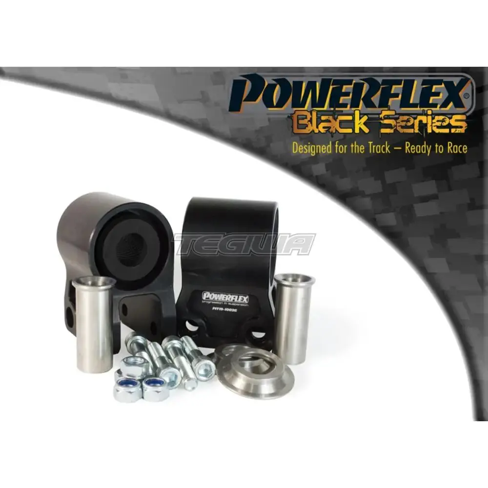 Powerflex Black Series Front Wishbone Rear Bush Anti-Lift Inc Caster Offset Ford Focus Mk2 Inc St Inc Rs 05-10 1