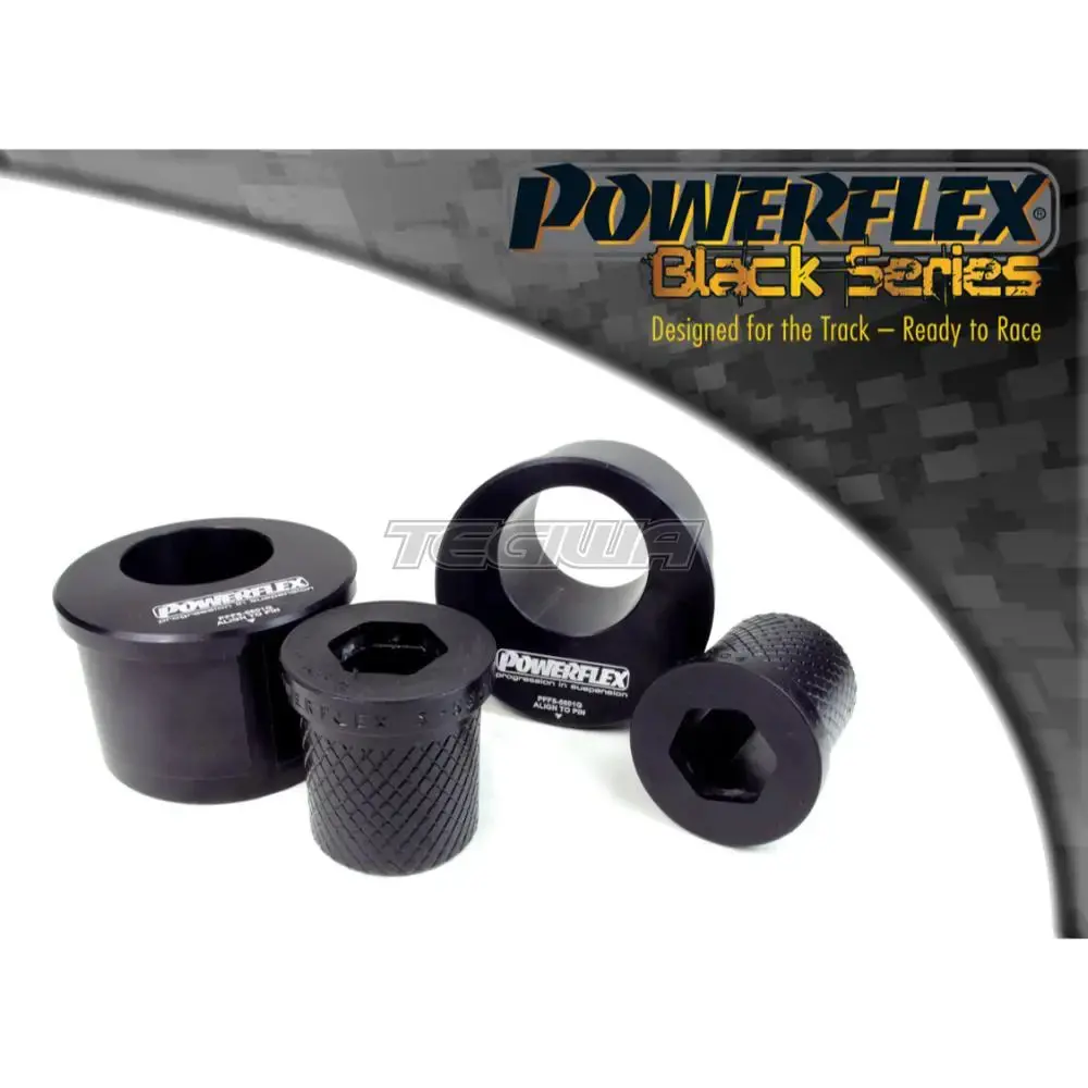 Powerflex Black Series Front Wishbone Rear Bush Caster Offset Bmw 3 Series E46 Compact 99-06 - Pff5-5601Gblk 1