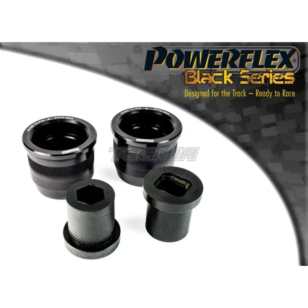 Powerflex Black Series Front Wishbone Rear Bush E46 Hybrid Aluminium Outer Bmw 3 Series E36 Compact 93-00 1