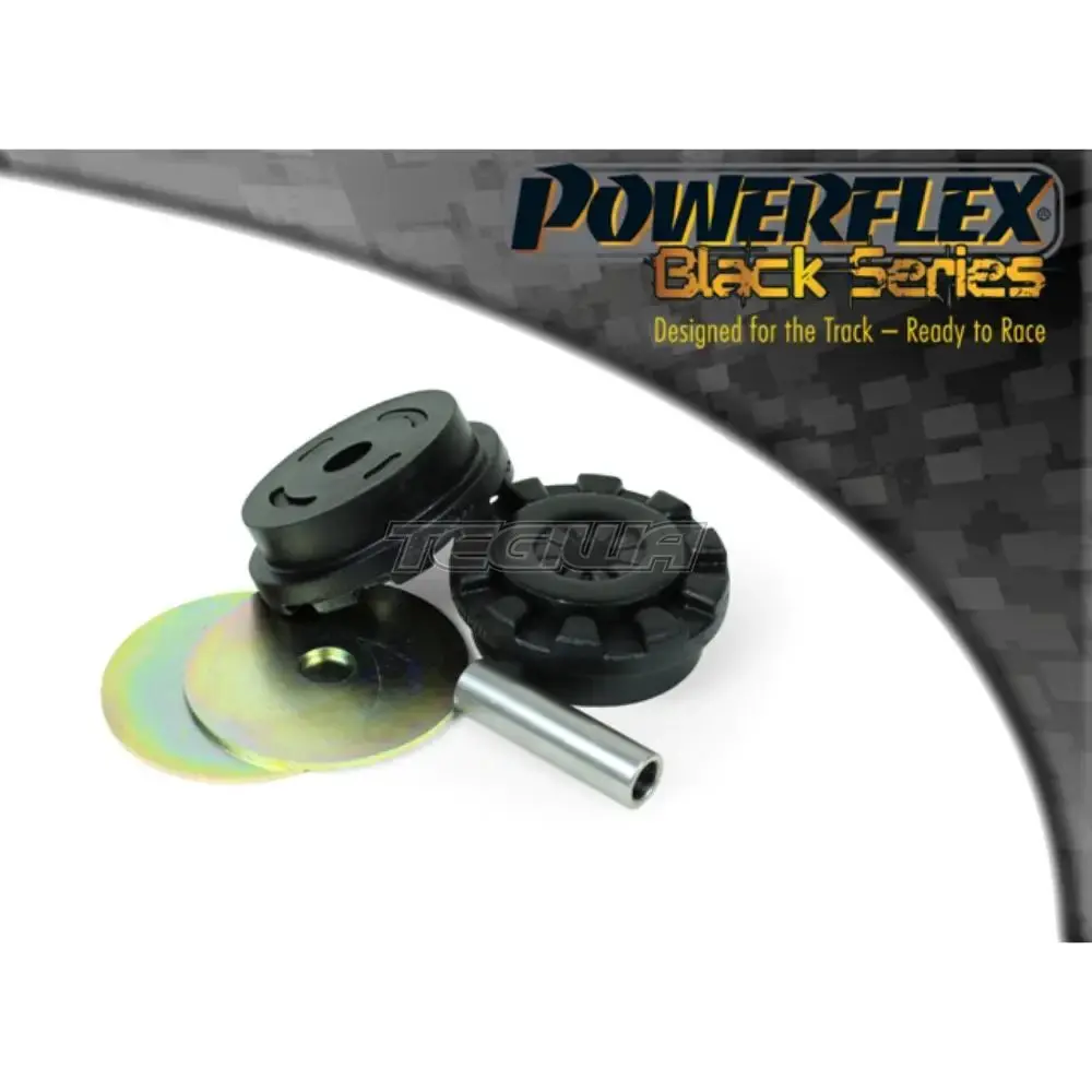Powerflex Black Series Lower Engine Mount Large Bush 25Mm Oval Bracket Ford Fiesta Mk6 Inc St 02-08 1