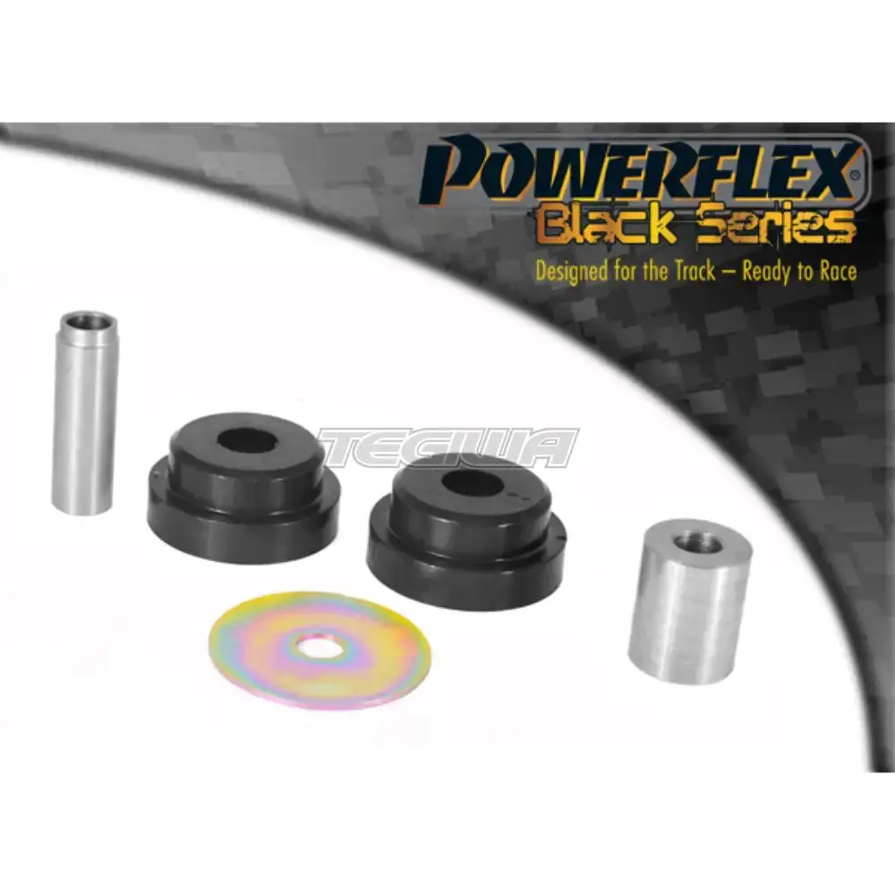 Powerflex Black Series Lower Engine Mount Small Bush 25Mm Oval Bracket Ford Fiesta Mk6 Inc St 02-08 1