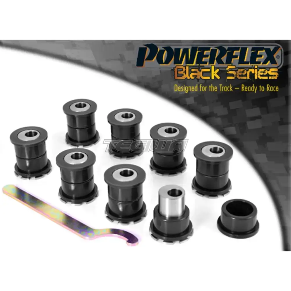 Powerflex Black Series Rear Upper Inc Lower Arm Bush Adjustable Nissan Skyline R34 4Wd Inc Gt-R 25Gt4 98-02 1