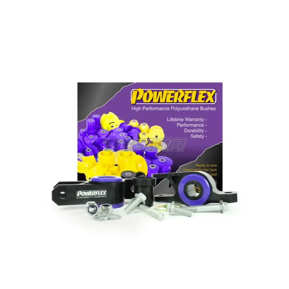 Powerflex Front Wishbone Rear Bush Anti-Lift & Caster Offset Honda Civic Type R Fk8 17-21 Fl5 22+ 1