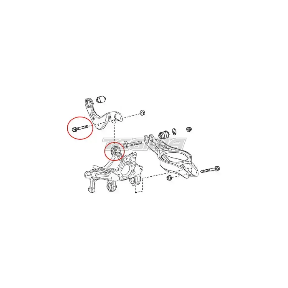 Powerflex Poweralign Rear Upper Arm Outer Camber Bolt Kit Toyota Gr Yaris 20+ 2