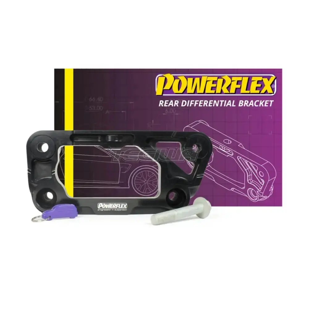 Powerflex Road & Black Series Dual-Mount Rear Differential Bracket Bmw 3 Series F30 F31 F34 F80 M3 11-18 1