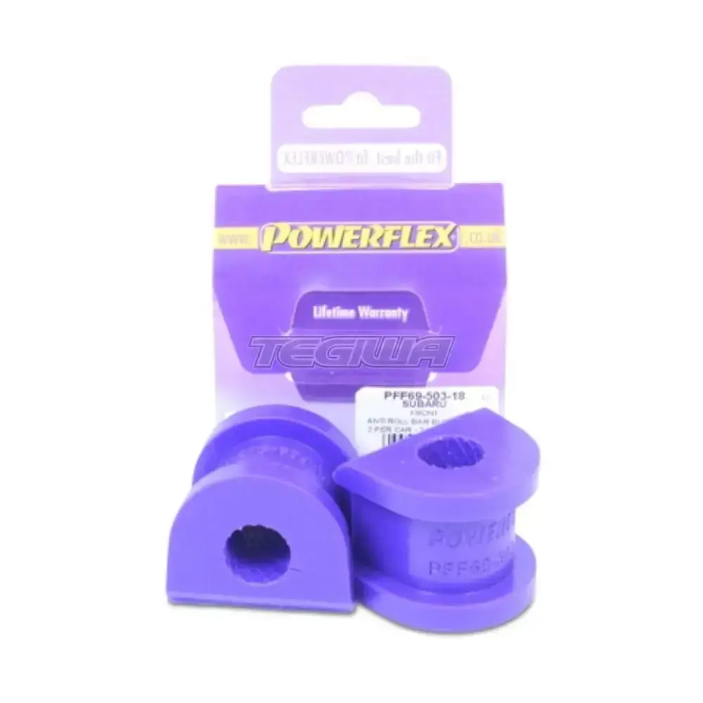 Powerflex Road Series Front Anti Roll Bar Bush 18Mm Subaru Impreza Gr Gh Wrx Inc Sti 07-14 1