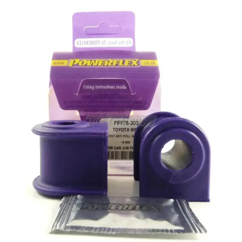 Powerflex Road Series Front Anti Roll Bar Bush 18Mm Toyota Mr2 Gen2 Sw20 Rev 1 89-99 1