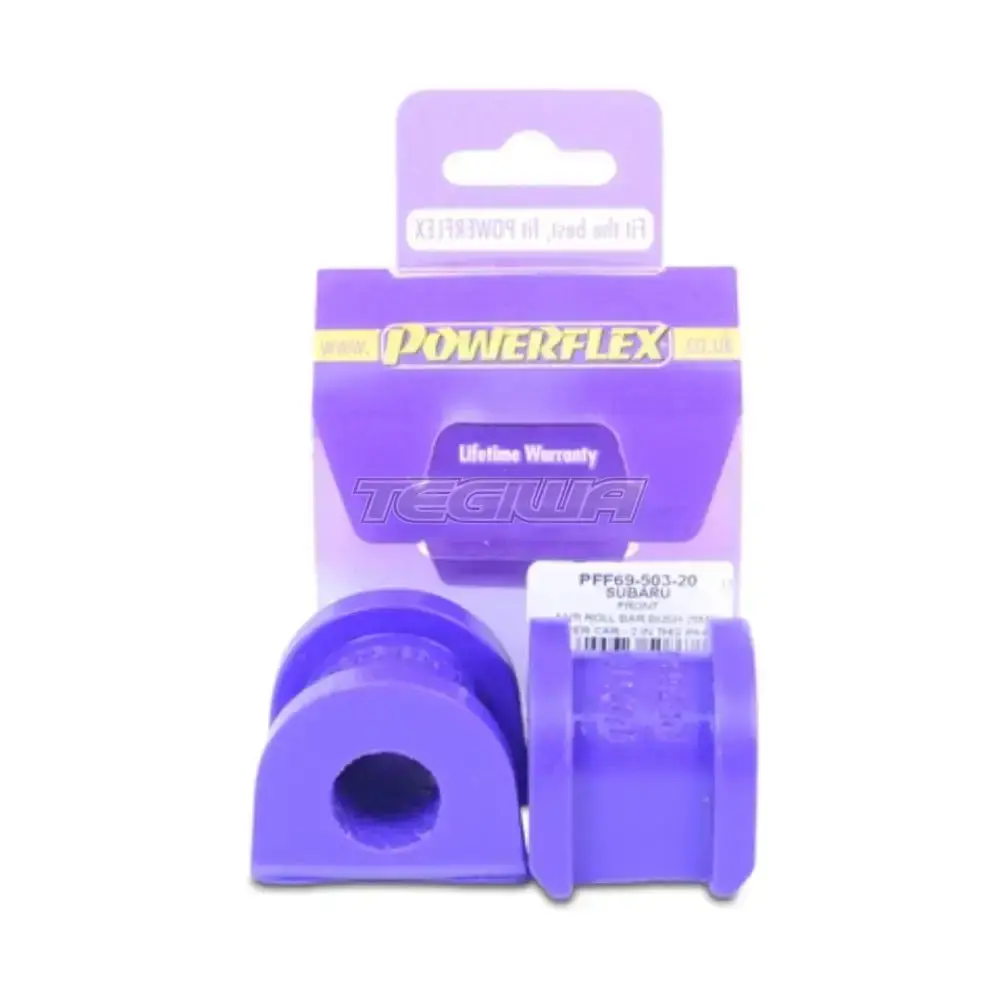 Powerflex Road Series Front Anti Roll Bar Bush 20Mm Subaru Impreza Gr Gh Wrx Inc Sti 07-14 1