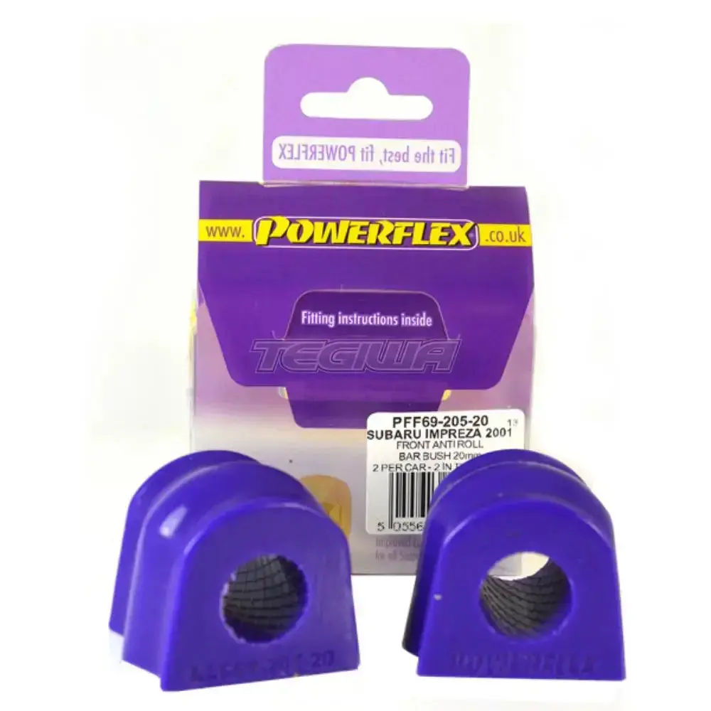 Powerflex Road Series Front Anti Roll Bar Bush 20Mm Subaru Impreza Turbo Inc Wrx Sti Gd Gg 00-07 1