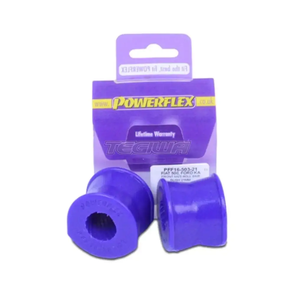 Powerflex Road Series Front Anti Roll Bar Bush 21Mm Fiat 500 Us Inc Abarth 07+ 1