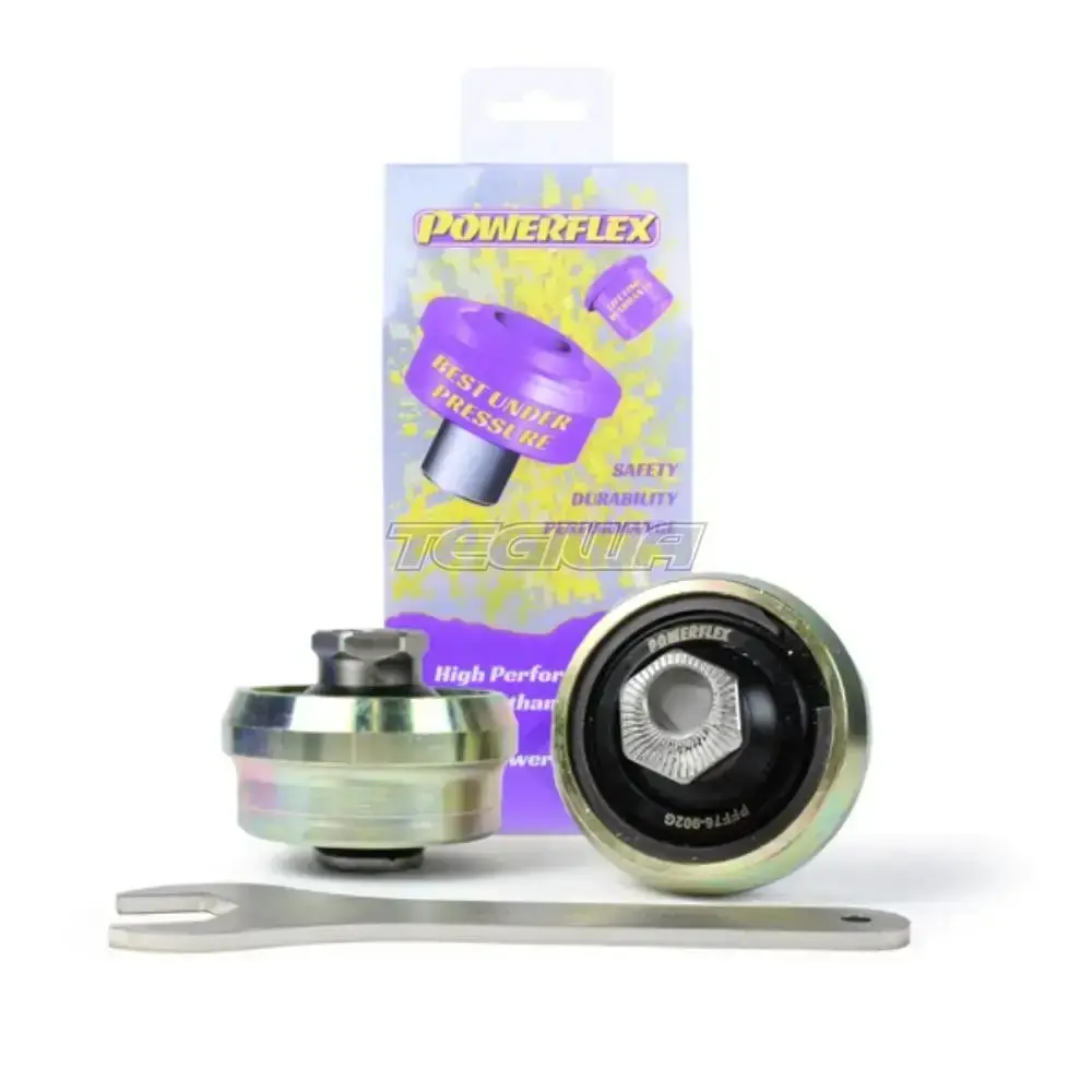 Powerflex Road Series Front Wishbone Rear Bush Anti-Lift Inc Caster Adjust Toyota Gr Yaris 20-24 1
