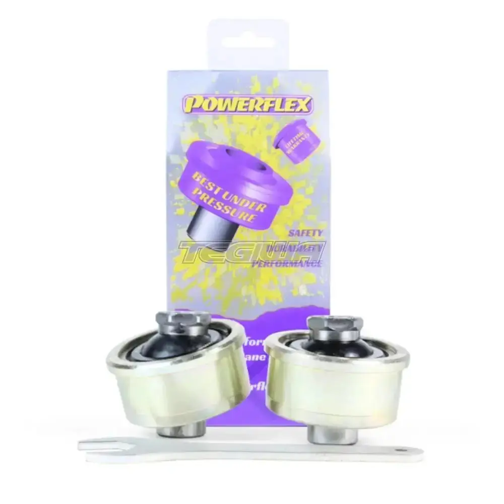 Powerflex Road Series Front Wishbone Rear Bush Caster Adjustable Vauxhall Opel Corsa E Inc Vxr Opc 14-19 1