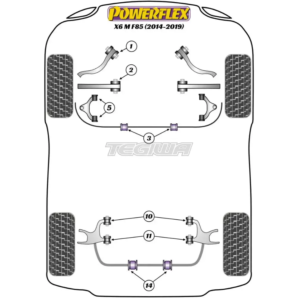 Powerflex Road Series Jack Pad Adaptor Bmw X6 M F86 15-19 2