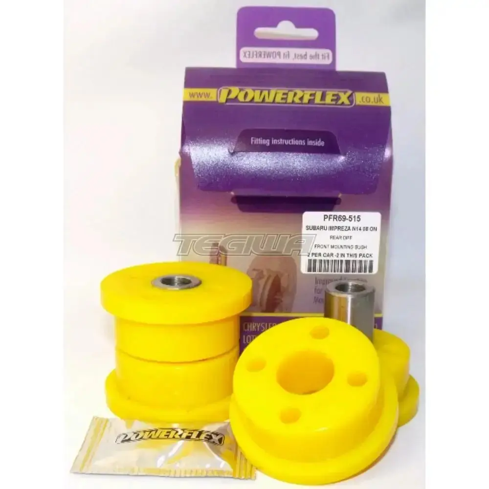 Powerflex Road Series Rear Diff Front Mounting Bush Subaru Impreza Gr Gh Wrx Inc Sti 07-14 1