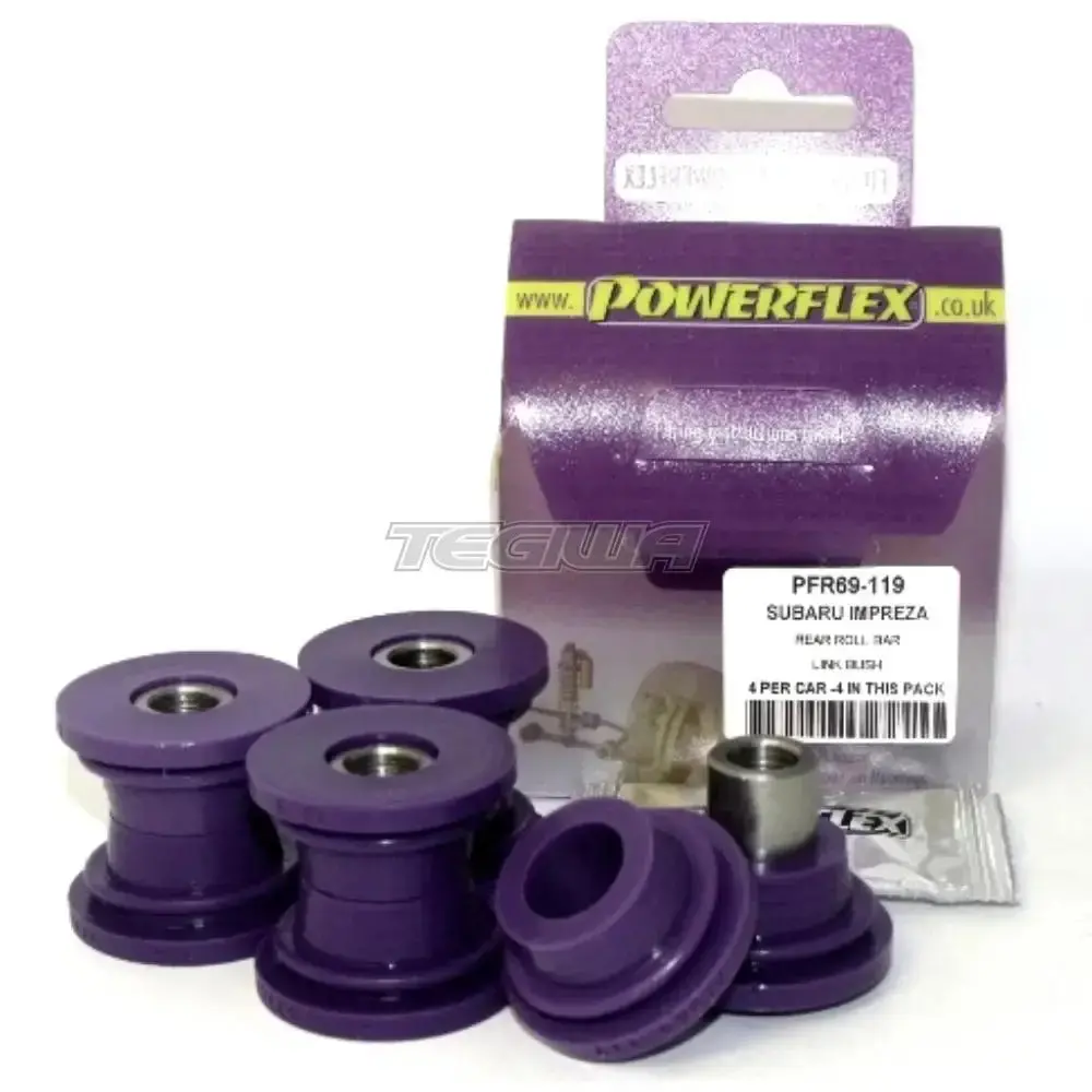 Powerflex Road Series Rear Roll Bar Link Bush Subaru Impreza Turbo Inc Wrx Sti Gc Gf 93-00 1