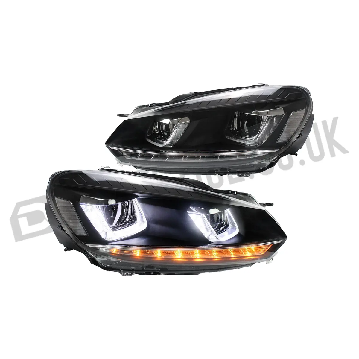 Led Headlights For Golf Mk6 2009-2014 Halogen Models 1