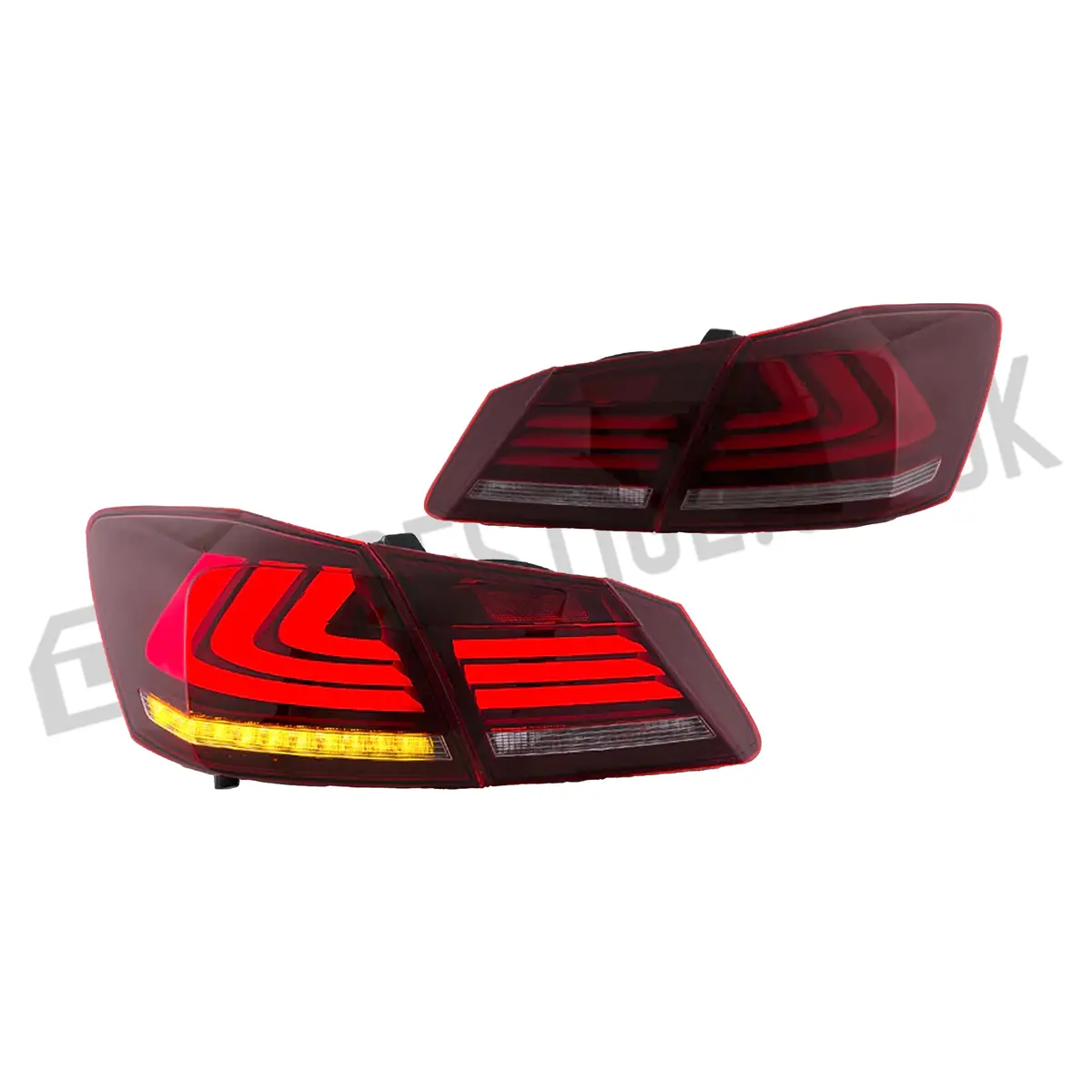 Led Rear Lights  For 2013-2015 Honda Accord W/Sequential Turn Signals Us Model 2